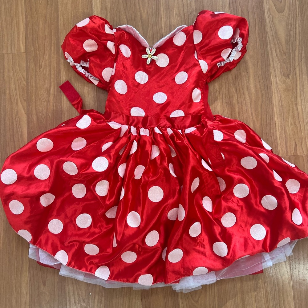 Disneyland Minnie Mouse dress size 9/10. From Disney